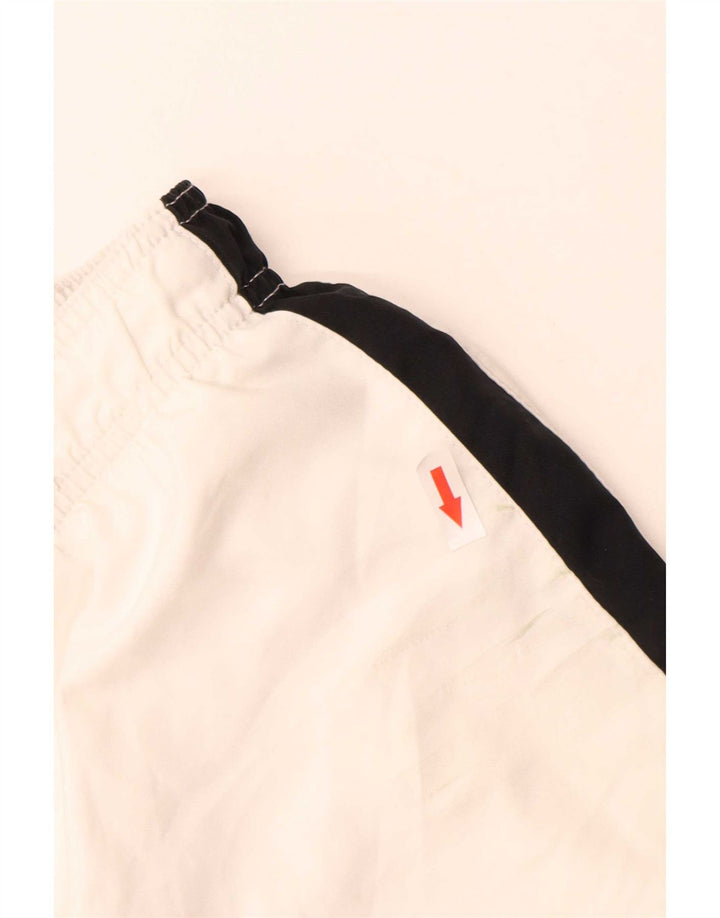 Nike Short de sport Dri Fit pour homme en polyester color block blanc moyen
