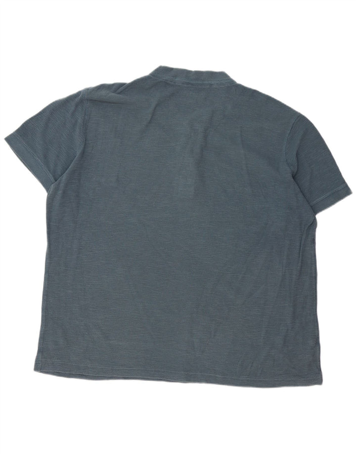 EDDIE BAUER T-Shirt Homme Top XL Bleu Coton