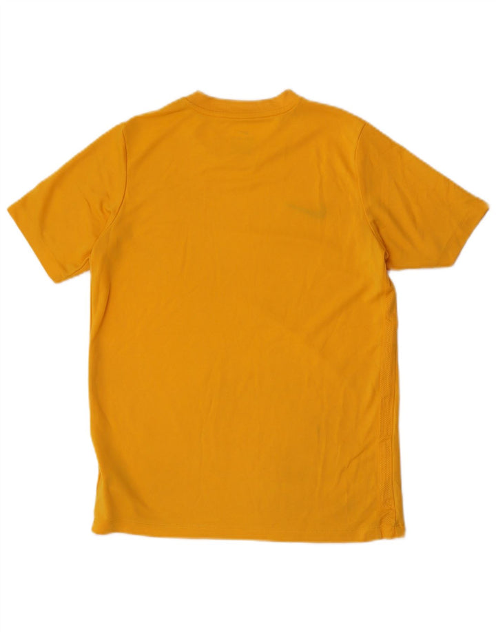 Nike Garçons Dri Fit T-Shirt Top 12-13 ans Grand Jaune Polyester