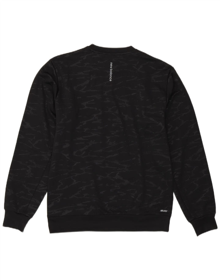 New Balance Sweat-shirt pour homme Petit Noir Camouflage Polyester