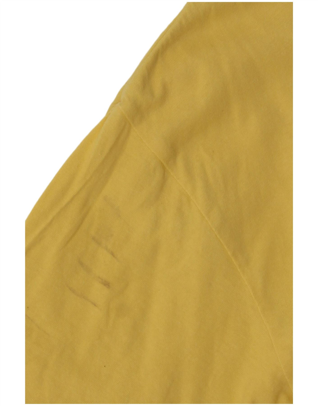 Stefanel Homme T-Shirt Graphique Haut Large Jaune Coton