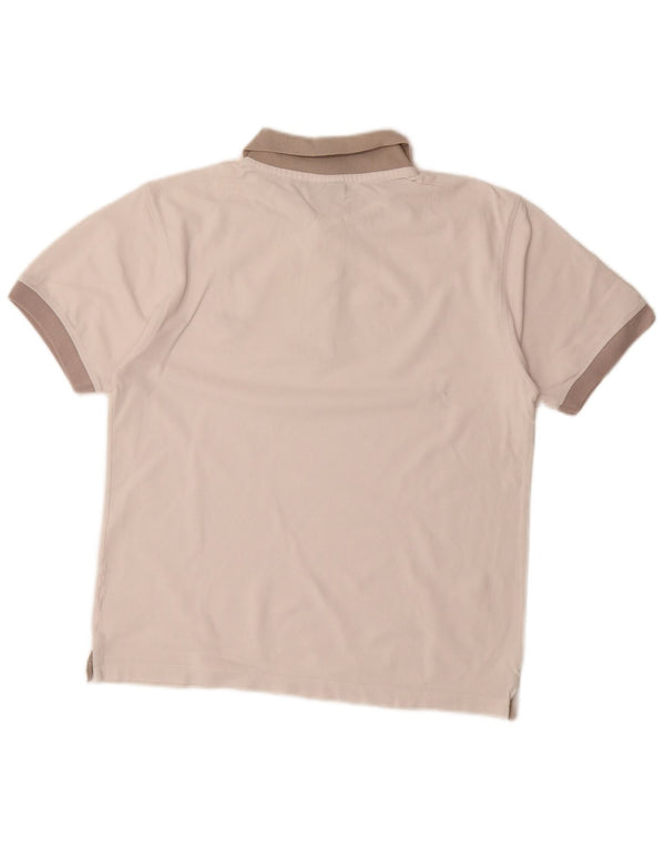 Lotto Polo Homme Blanc Moyen Colourblock