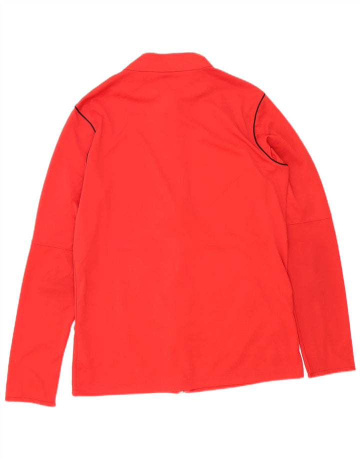 Nike Hommes Dri Fit Survêtement Top Veste Rouge Moyen Polyester
