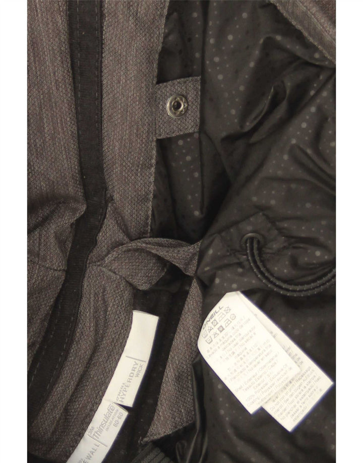 O'Neill Veste coupe-vent à capuche pour homme UK 10 Small Gris Polyester