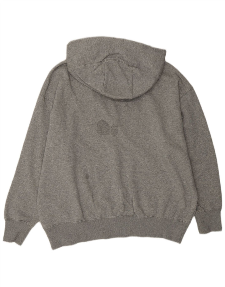 NIKE Pull à capuche coupe ample pour homme en coton gris moyen
