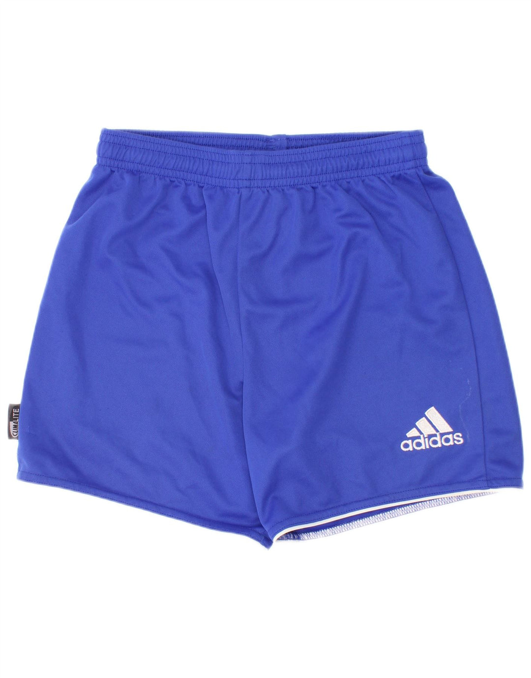 Short de sport Adidas Garçon Climalite 9-10 ans Bleu Polyester
