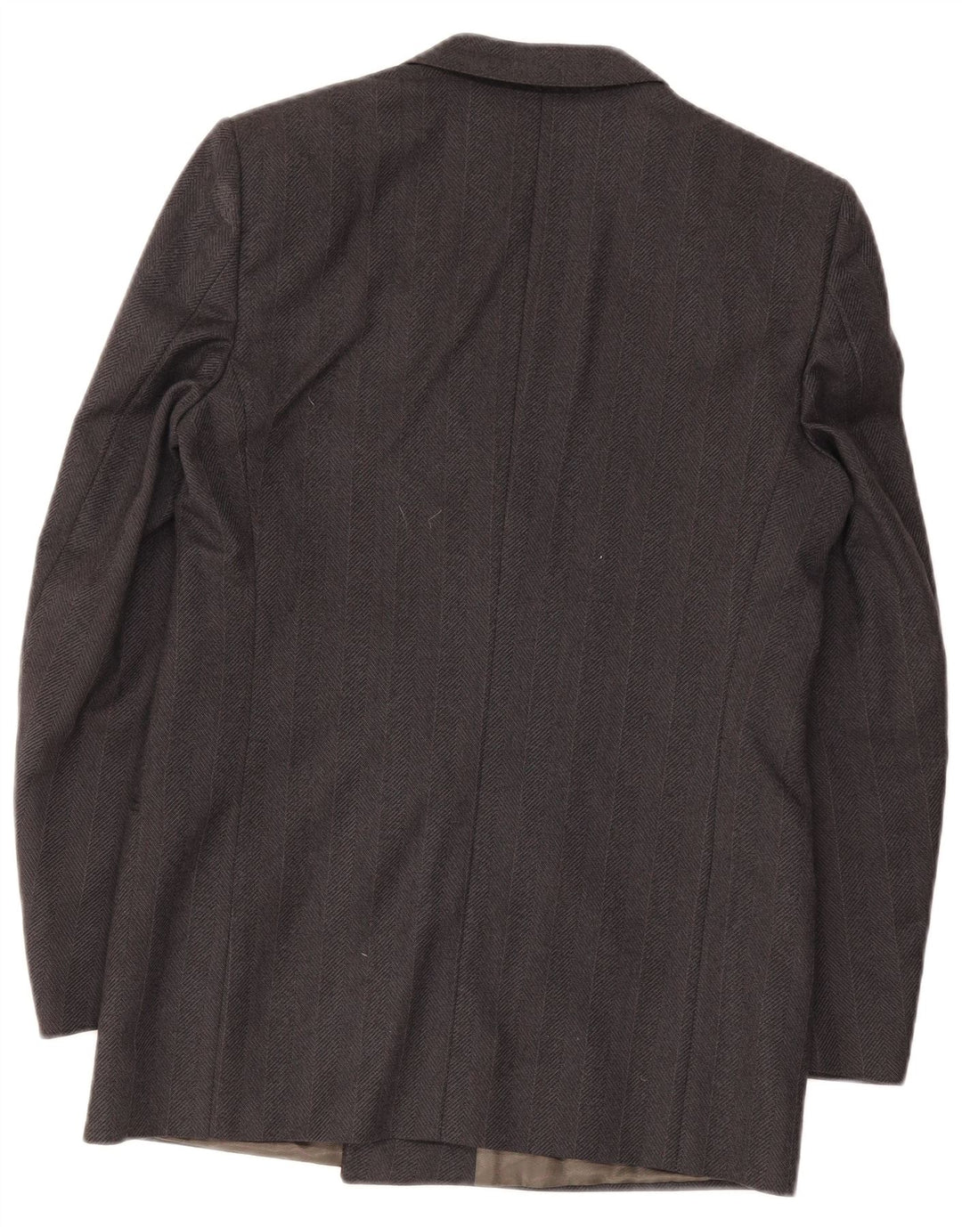 VENTANNI Veste Blazer Croisée Homme IT 46 Petit Gris Laine Vierge