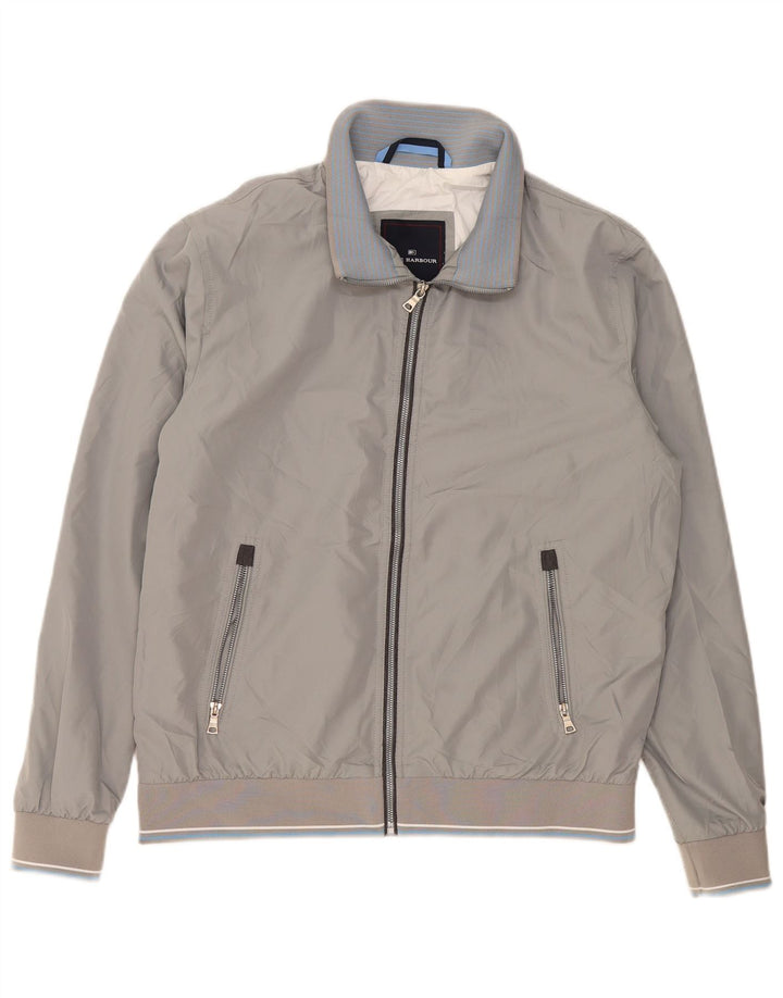 Marks & Spencer Veste Bomber Homme UK 38 Gris Moyen Polyester