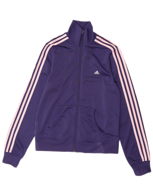 ADIDAS Veste de survêtement pour femme UK 14 Violet moyen Polyester