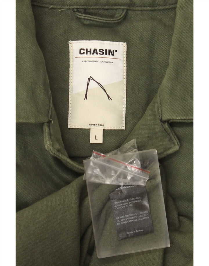 Chasin Chemise Homme Grand Coton Vert