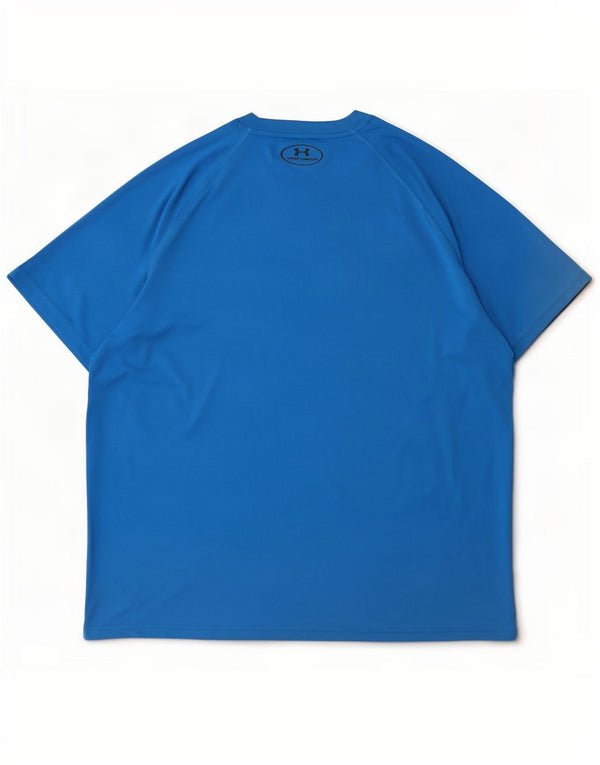 Under Armour T-Shirt Heat Gear Homme Bleu Moyen