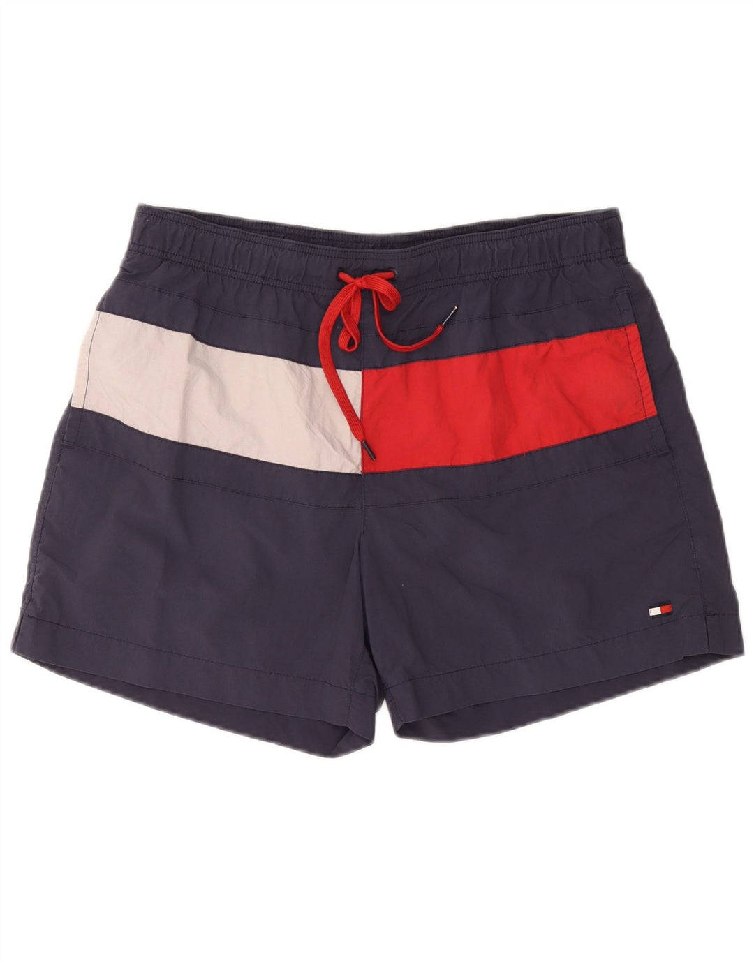 TOMMY HILFIGER Short de Bain Homme Large Bleu Marine Colourblock