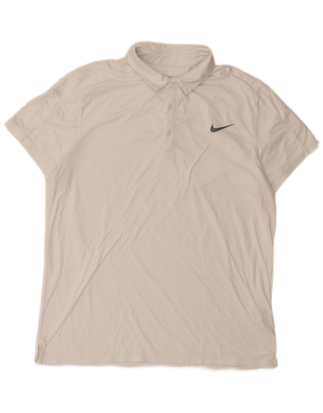 NIKE Polo Homme Grand Blanc Polyester