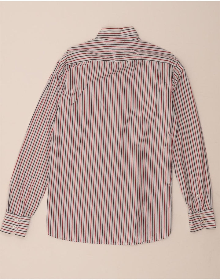 TOMMY HILFIGER Mens Shirt Medium Multicoloured Striped Cotton Vintage Tommy Hilfiger and Second-Hand Tommy Hilfiger from Messina Hembry 