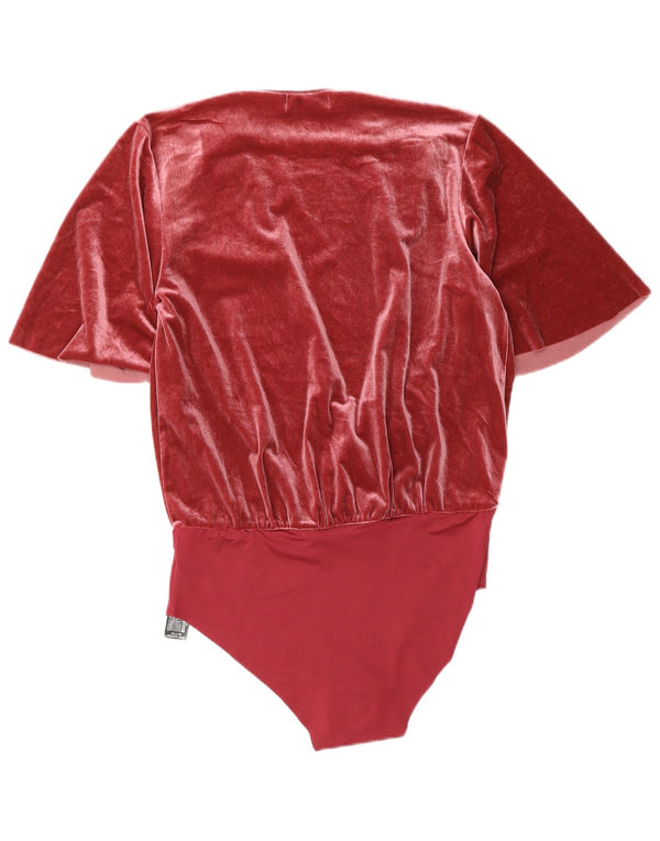 Zara Body en velours pour femme UK 16 Large Rose Polyester