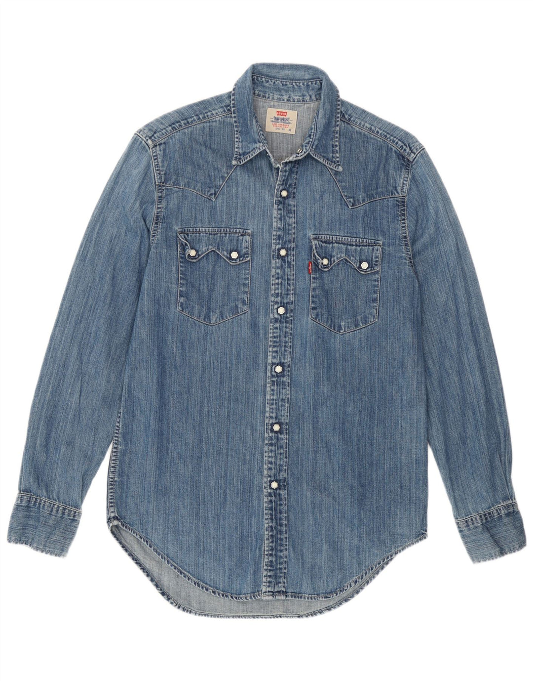 Levi's Chemise en Jean Homme Bleu Moyen Coton