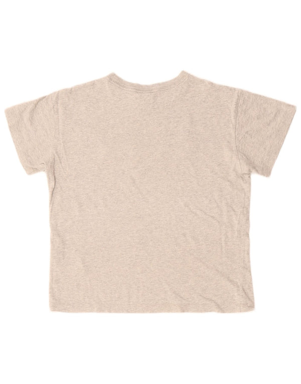 CHAMPION T-shirt court surdimensionné pour femme UK 6 XS Gris moucheté