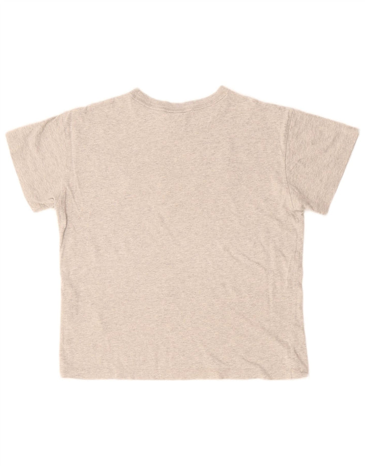 CHAMPION T-shirt court surdimensionné pour femme UK 6 XS Gris moucheté