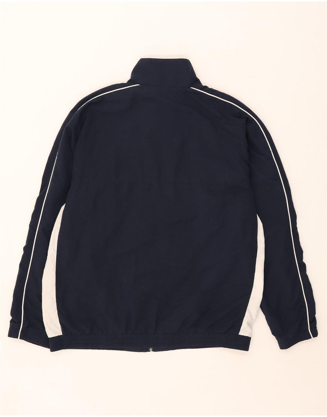 UMBRO Veste de survêtement pour homme Large Bleu Marine Colorblock Polyester