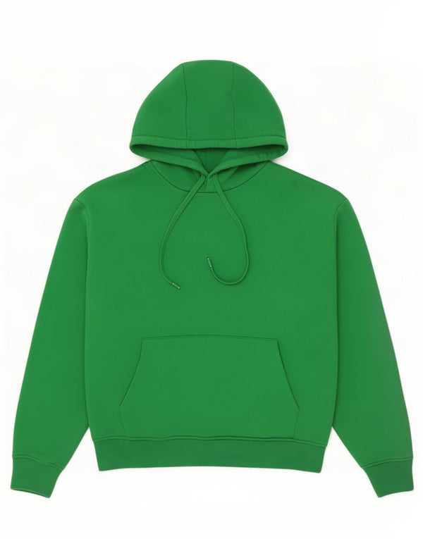 Zara Pull à capuche coupe ample pour homme en coton vert petit