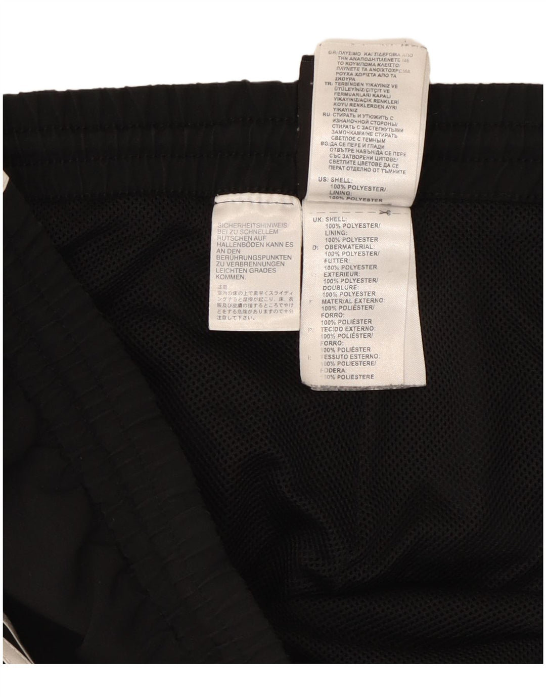 Adidas Pantalon de survêtement pour homme UK 40/42 Medium Noir Polyester