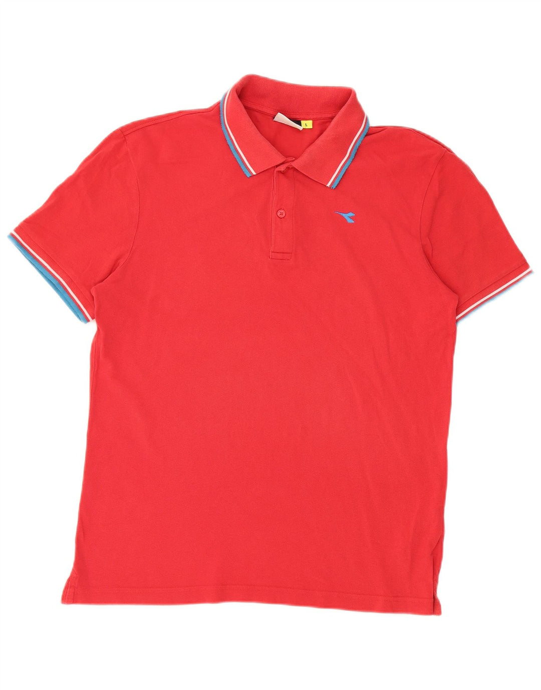 DIADORA Polo Homme Grand Rouge Coton
