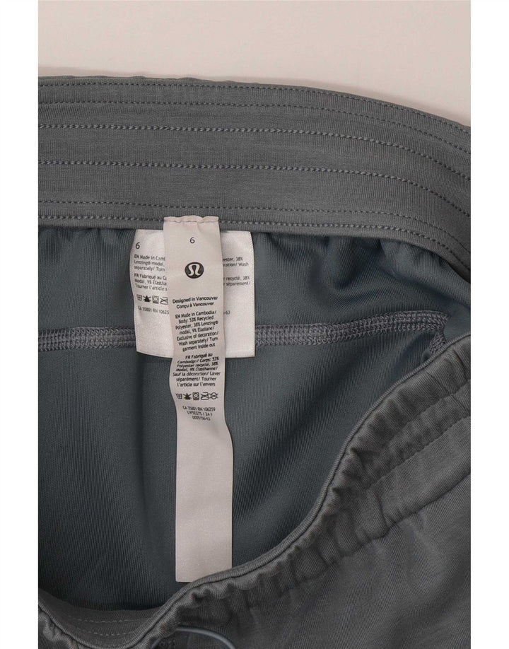 Pantalon de Survêtement Femme Lululemon Taille US 6 Moyen Gris Polyester