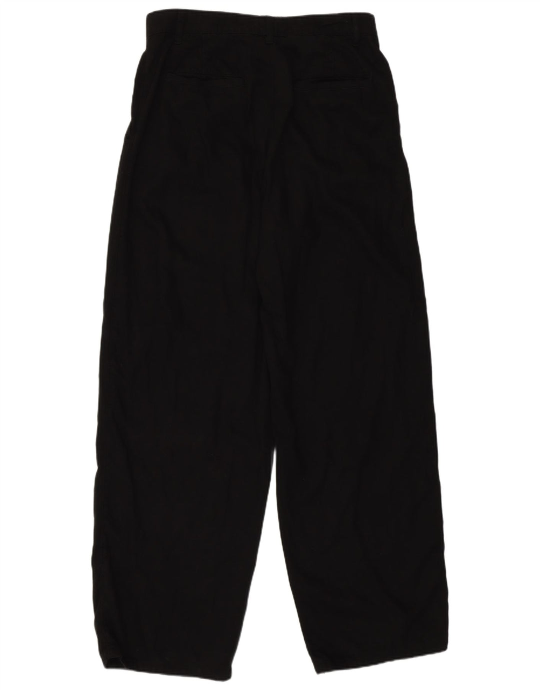 Massimo Dutti Pantalon décontracté droit pour femme EU 38 Small W28 L31 Noir