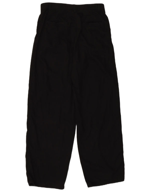 Massimo Dutti Pantalon décontracté droit pour femme EU 38 Small W28 L31 Noir