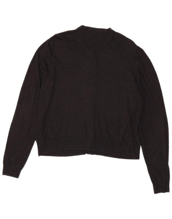 Marks & Spencer Cardigan court pour femme UK 18 XL Viscose noire