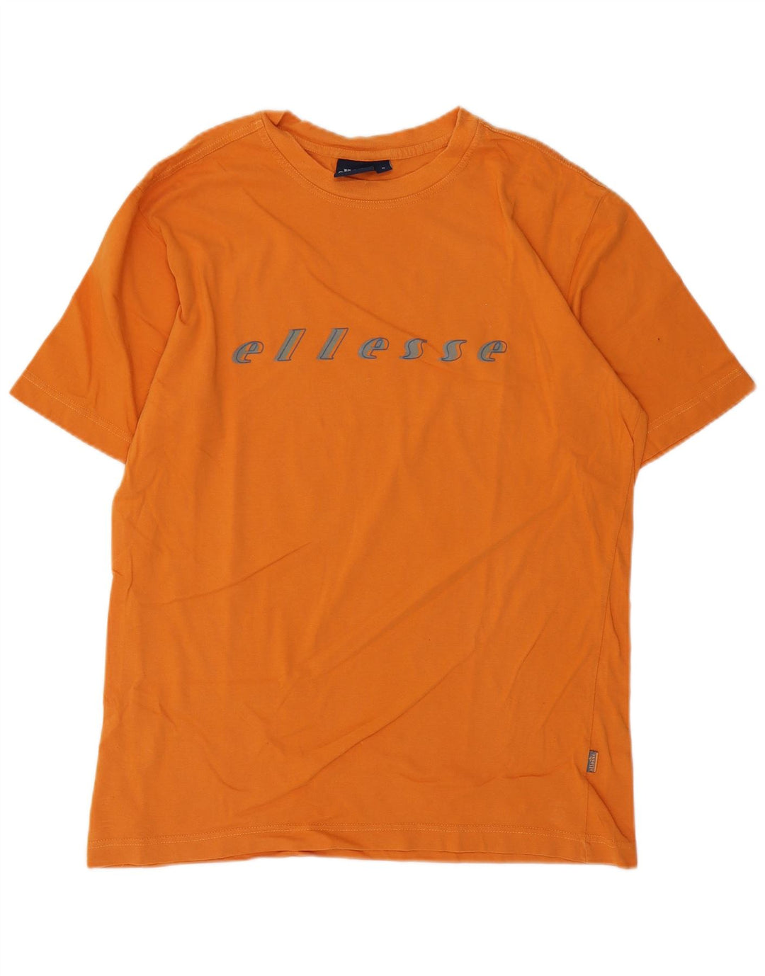 ELLESSE Mens Graphic T-Shirt Top Medium Orange Cotton Vintage Ellesse and Second-Hand Ellesse from Messina Hembry 