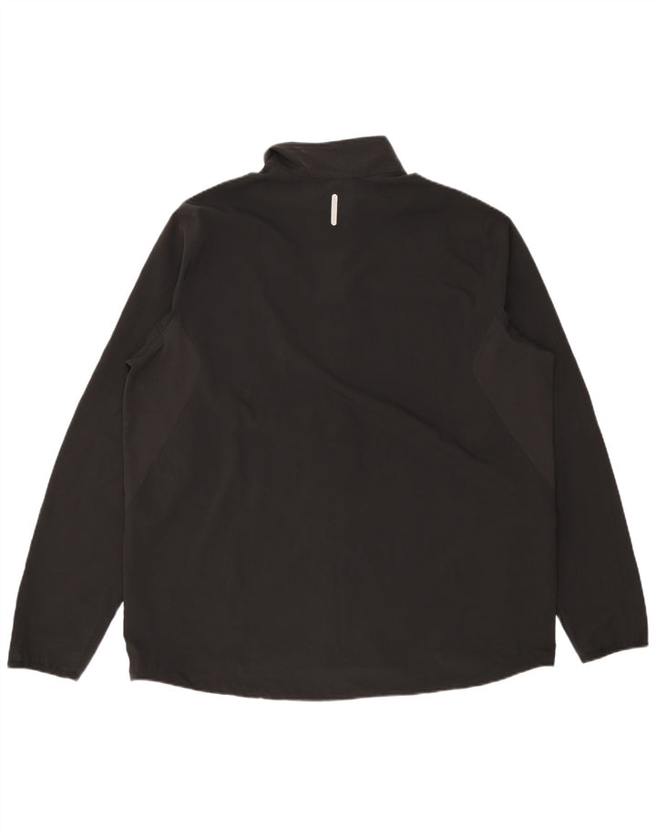 Reebok Veste de Pluie Homme UK 42 XL Noir Polyester