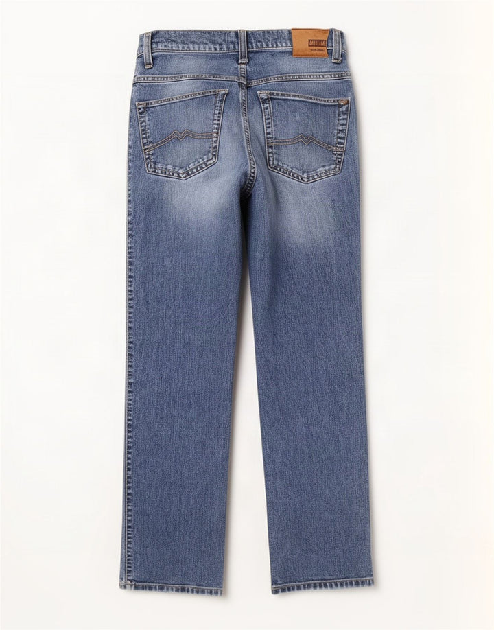 Mustang Jean droit Tramper homme W32 L32 bleu coton