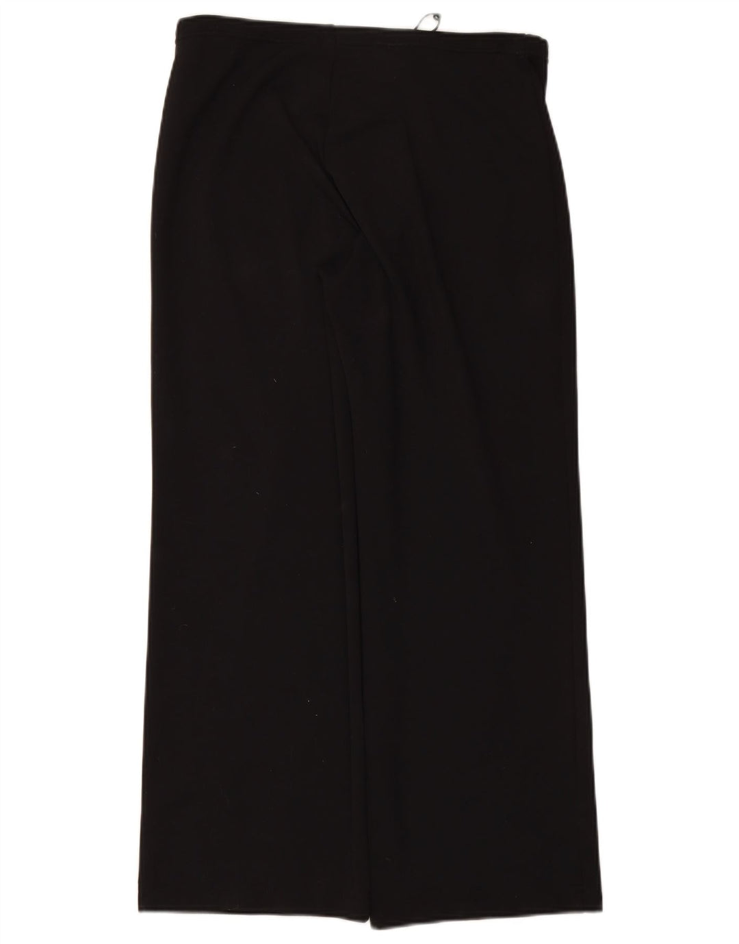 OASIS Pantalon de survêtement à jambe large pour femme Large W32 L28 Noir Polyamide