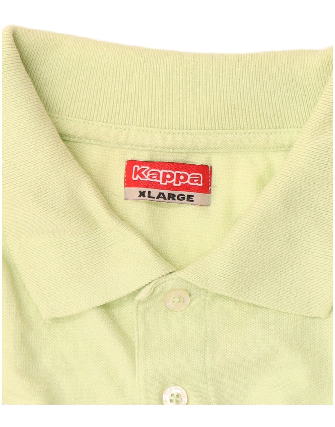 Kappa Polo Homme XL Jaune Coton