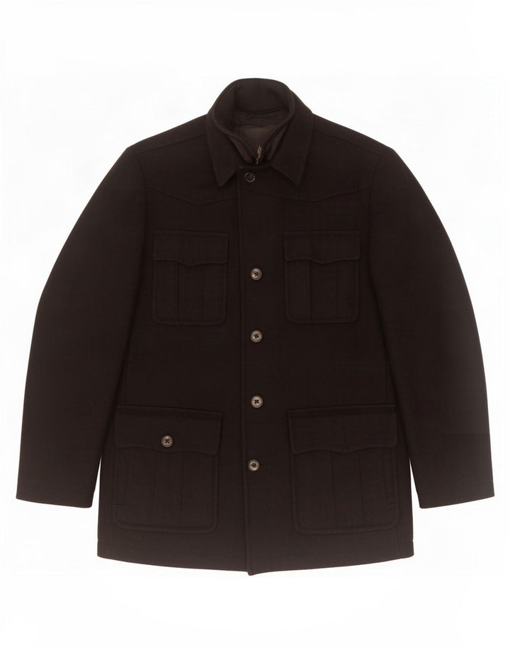 S.Oliver Veste utilitaire pour homme UK 42 XL Laine noire