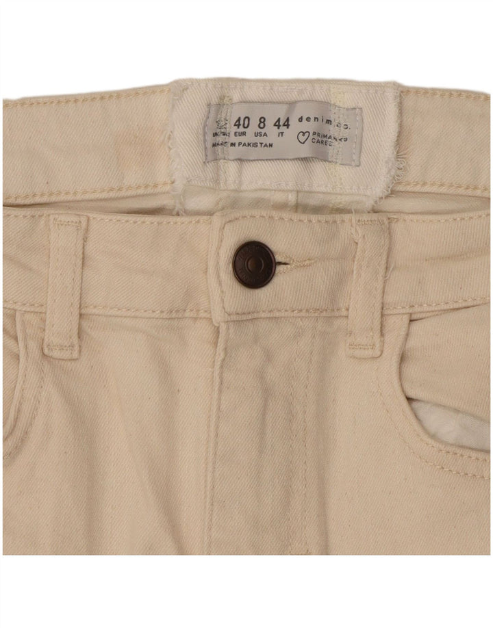 Zara Jean court pour femme EU 40 Medium W28 L25 Beige