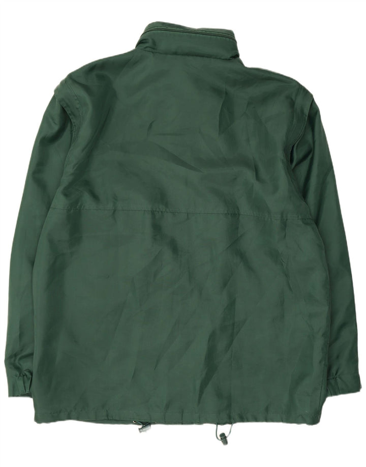 Spalding Veste de pluie à capuche pour homme UK 42 XL Vert Polyamide