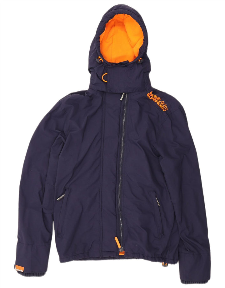 Superdry Veste coupe-vent The Windcheater pour homme UK 36 Small Bleu marine