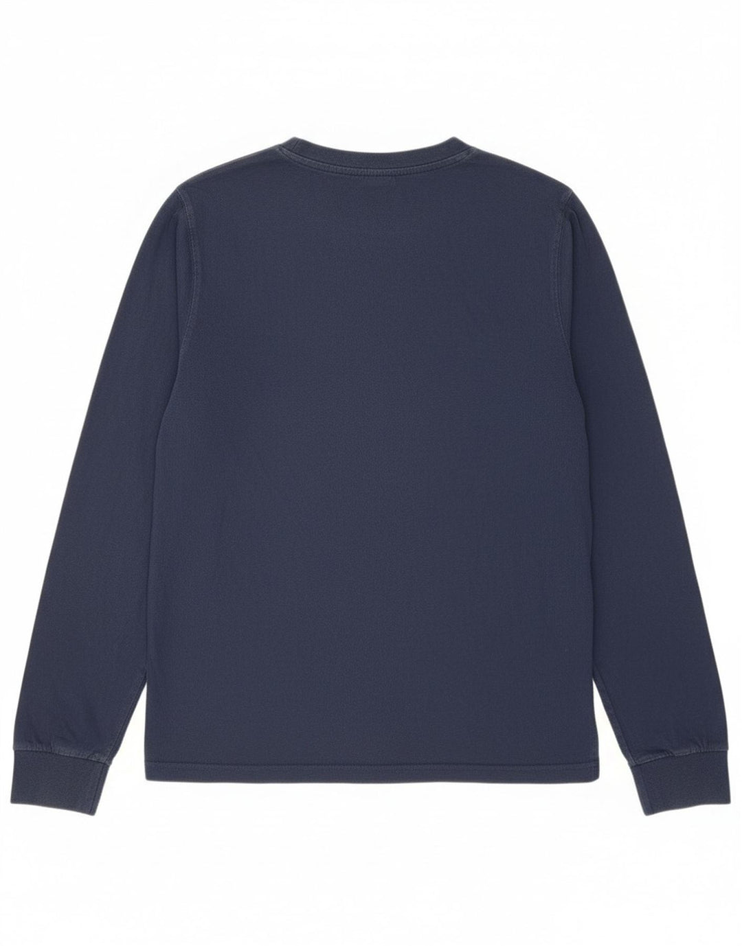 Ellesse Haut graphique à manches longues pour femme UK 12 Bleu marine moyen Coton