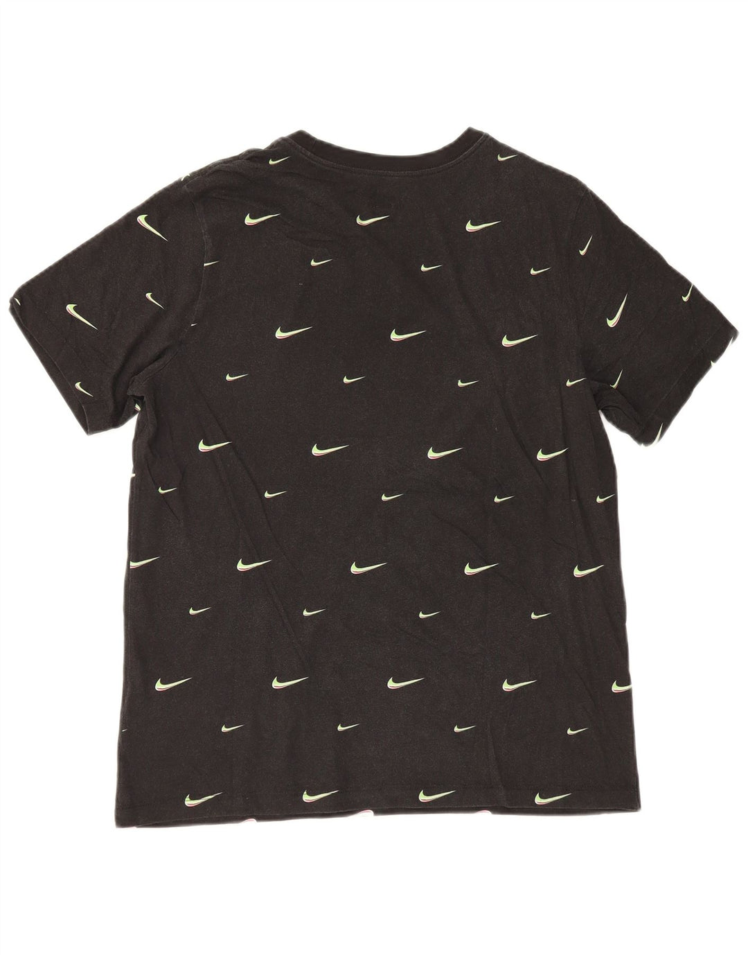 Nike T-shirt graphique pour homme en coton noir Taille L