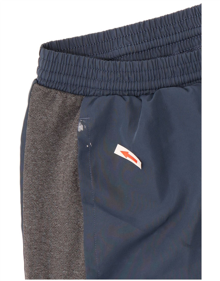Adidas Short de sport pour homme en polyester color block bleu moyen