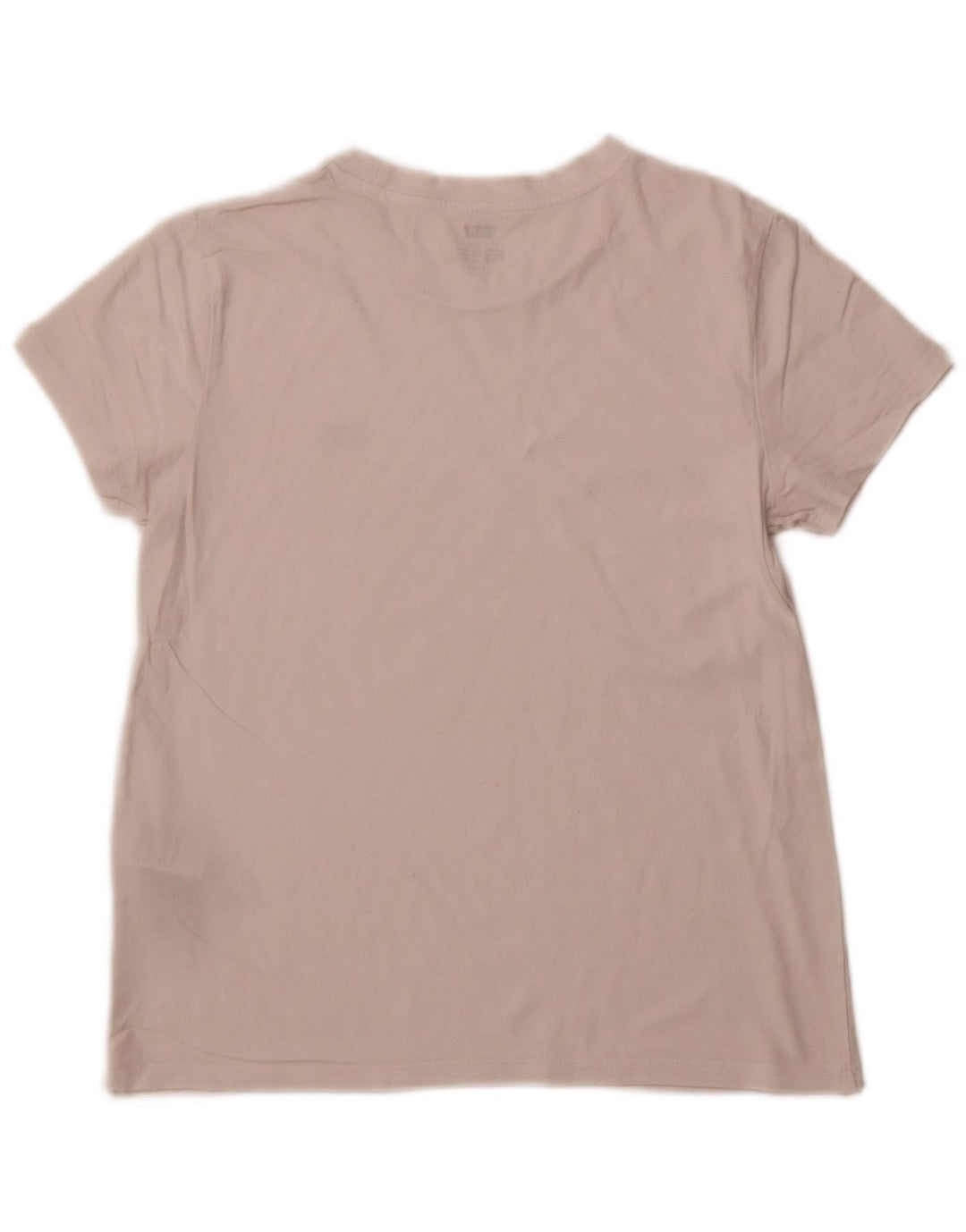 LEVI'S T-Shirt Femme UK 10 Petit Blanc Coton