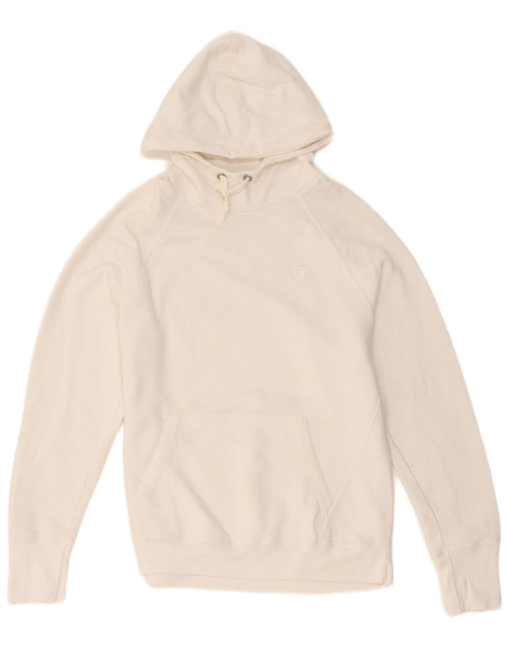 Champion Pull à capuche pour femme UK 14 Medium Blanc