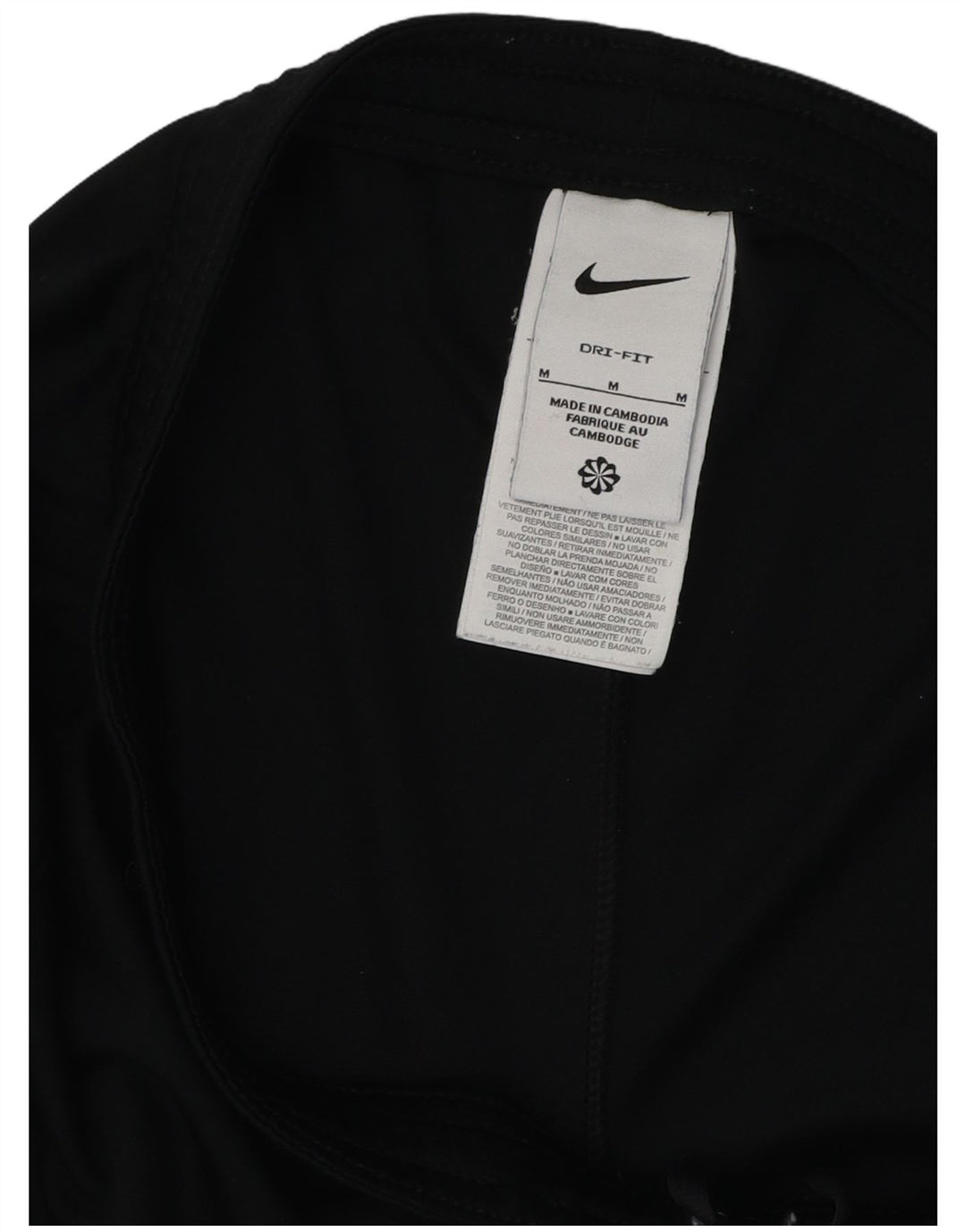 Nike Pantalon de sport en polyester rayé noir moyen pour homme