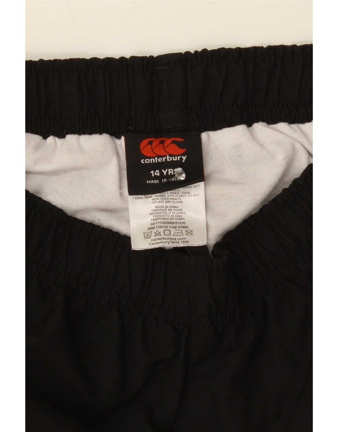 Canterbury Pantalon de Survêtement Graphique Garçon 13-14 ans Noir Polyester