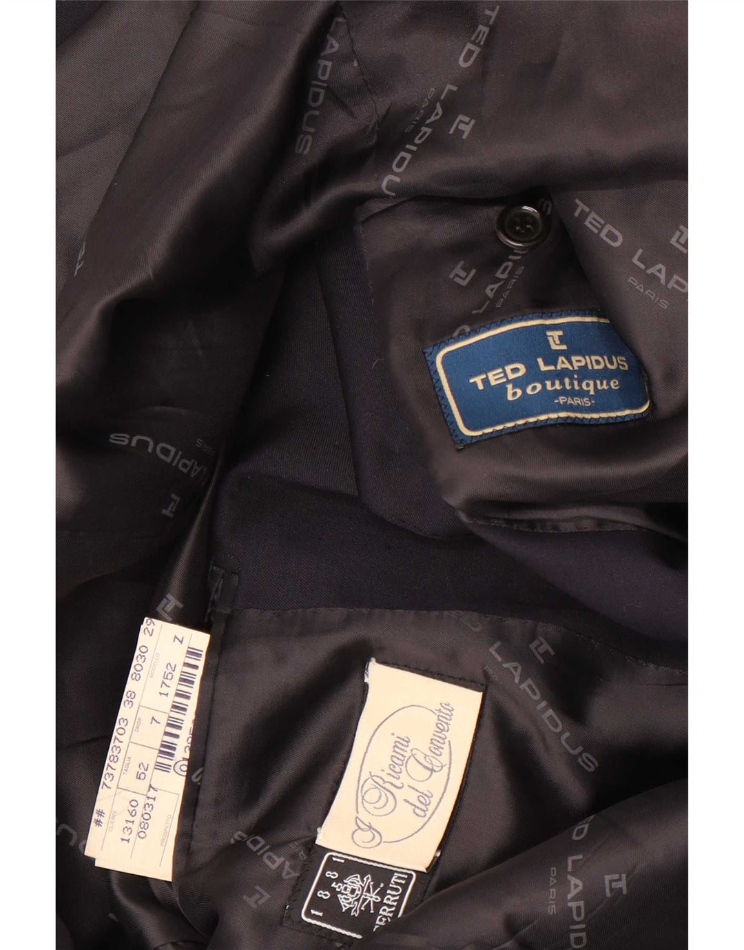 Cerruti 1881 Veste Blazer 3 Boutons Homme IT 52 XL Bleu Marine Laine