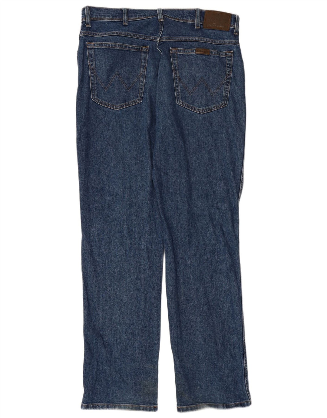 WRANGLER Jean droit homme W36 L34 bleu coton