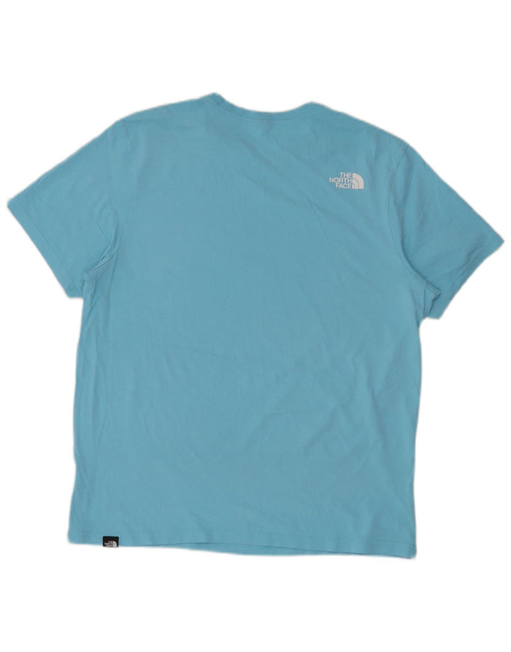 The North Face T-Shirt Graphique Homme Bleu Moyen