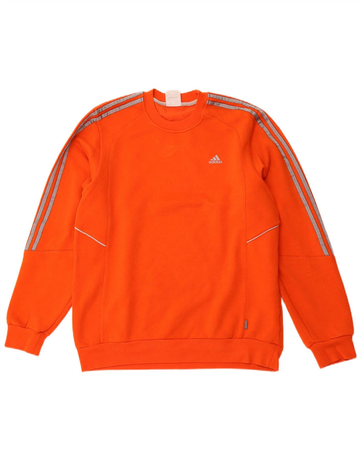 ADIDAS Sweat-shirt pour homme en coton orange moyen